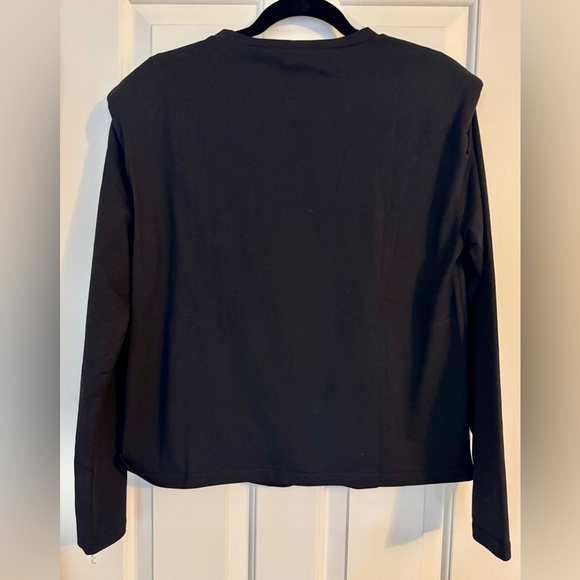 Walter Baker NWOT Sz XL Bethany LS Top with padded shoulders - Picture 4 of 6